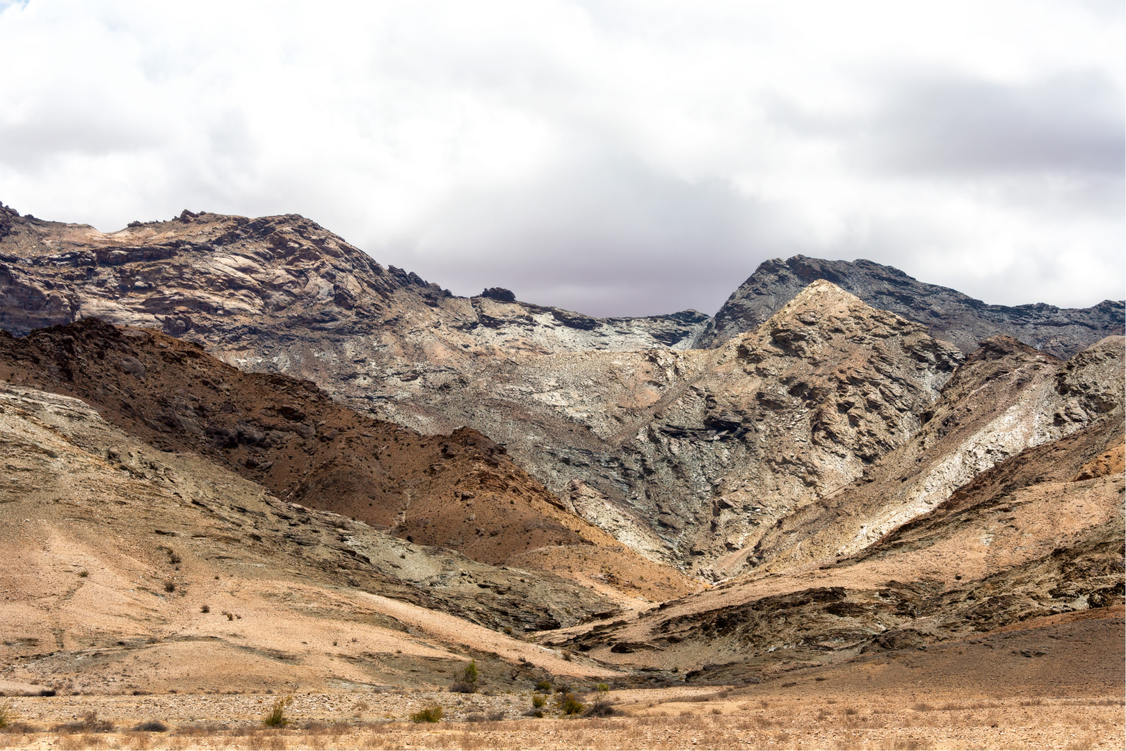 Foundations of the Earth showing rugged mountains and exposed geology in the Richtersveld, South Africa