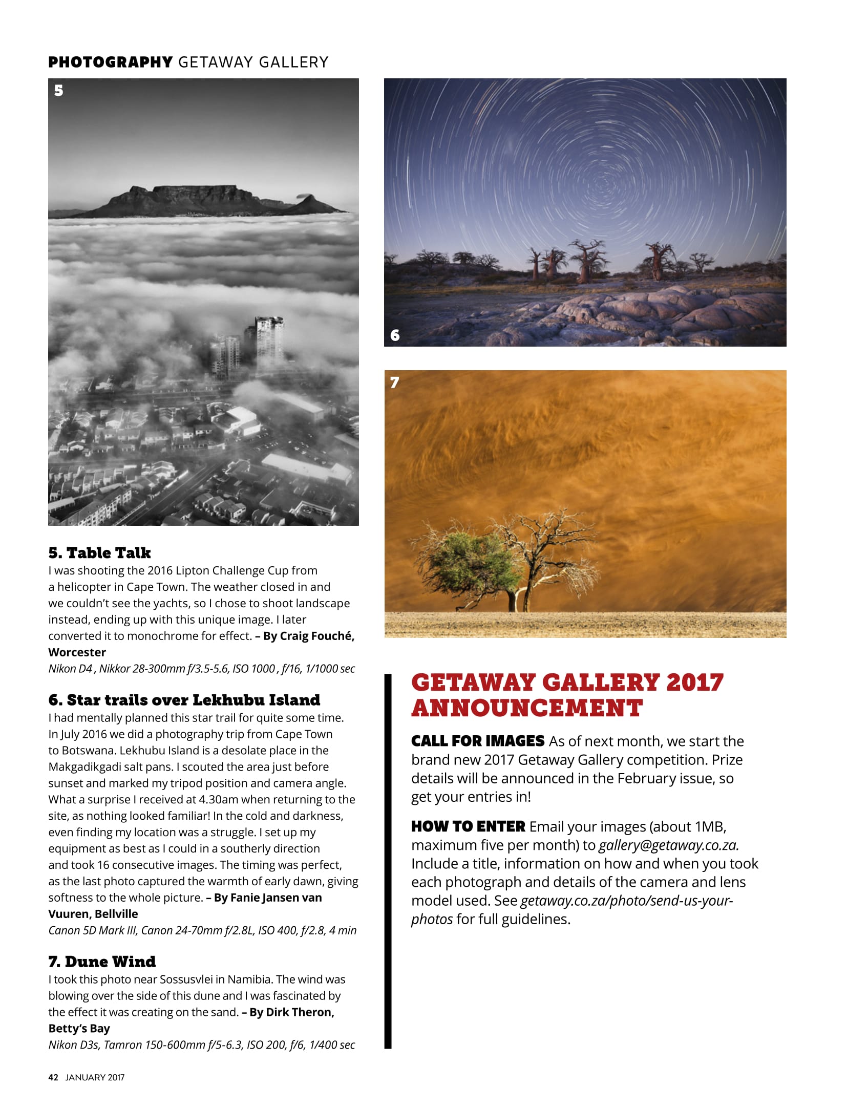 Table Talk, Getaway Magazine, Original Nikon digital and film photography, captured with a variety of high-quality professional cameras. Medium format film images shot with professional cameras, including Pentax 645, Pentax 6x7, Mamiya 645, Fuji GX617 panoramic, Rollei, and Yashica Mat. Large format film images created using professional pinhole cameras, as well as Shen-Hao 4x5, 4x10, 5x7, and 8x10 film cameras, featuring film stocks from Adox, Bergger, Fomapan, Fuji, Ilford, Kodak, Rollei, and Shanghai GP3. All photography and copyrights by CFP Prints & Craig Fouché Photography.